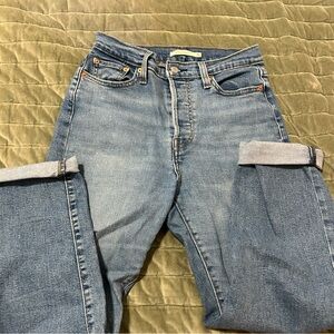 Levi Wedgie Straight Jeans